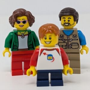 Lego Minifigure Mom Dad Boy Replacement Creator Caravan Family Holiday 31108